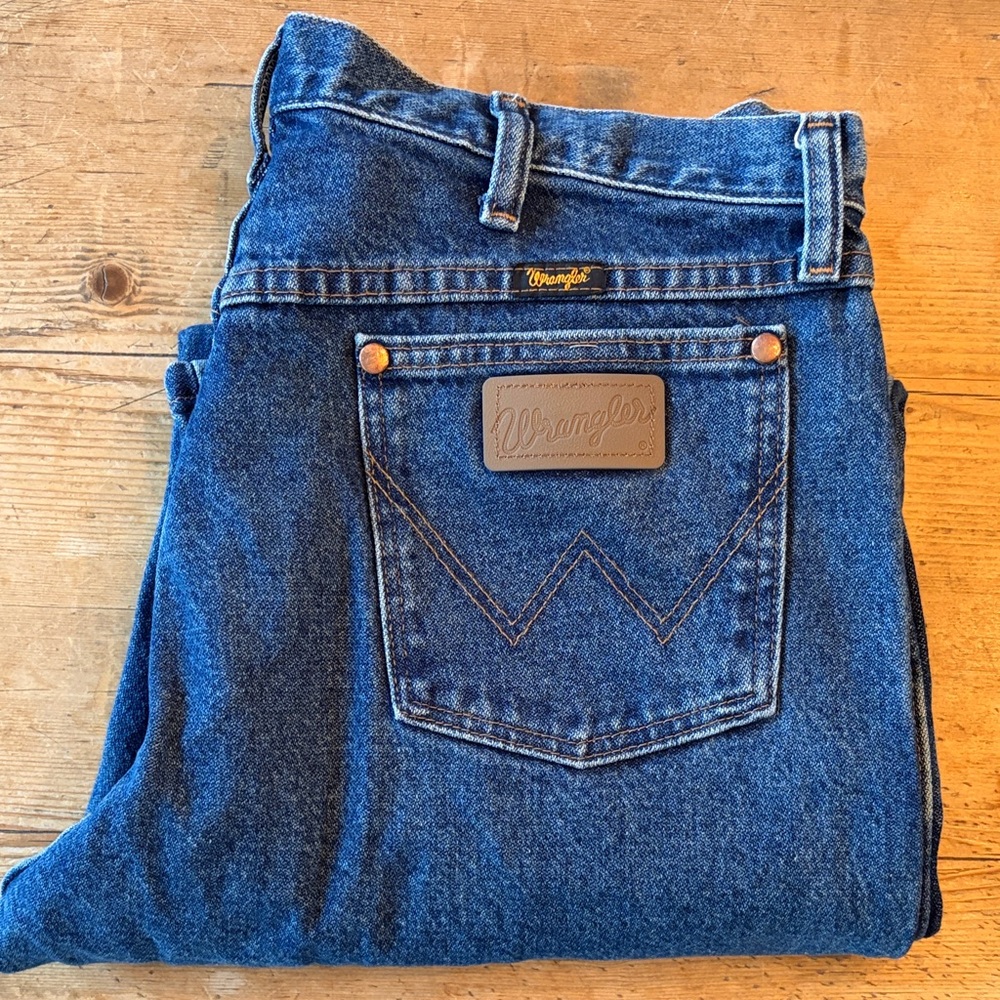 NWOT Wrangle Men's Blue Denim Jeans 34x30